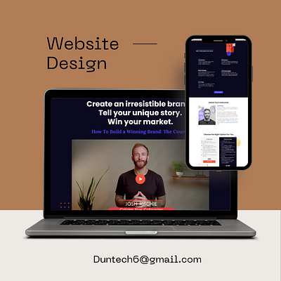 WEBSITE DESIGN branding email marketing email template form funnels graphic design landing page logo sales page ui uiux website website design