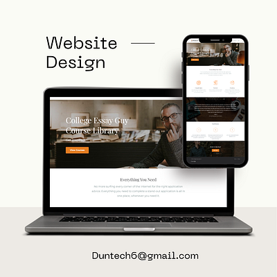 WEBSITE DESIGN branding email marketing email template form funnels graphic design landing page logo sales page website design