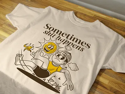 Sometimes shit happens :/ vintage design