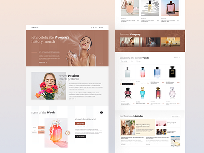 E-commerce shopify landing page aesthetic e commerce e commerce blog e commerce website ecommerce figma design fragrance landing page luxury perfume product scent shopify shopify banner shopify website ui design user experience design user interface design ux design web design