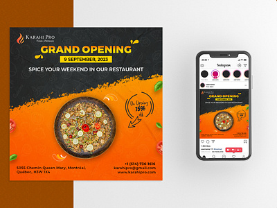 Food Post Design | Restaurant Social Media Post | Instagram Post adobe illustrator adobe photoshop advertising brand branding design food post design graphic design instagram post logo restaurant ads