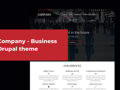 Company - Business Drupal theme clinic company business drupal theme company website doctor drupal responsive theme factory gallery ordasoft review slider small business ui uiux ux web website design