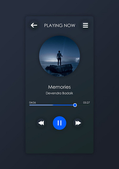 Audio Player ui