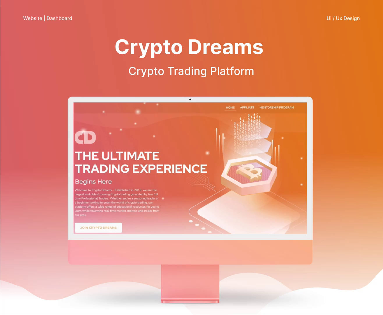 Example of Landing Page Design | Converting UI/UX
