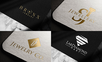 I will do luxury jewelry shop logo design and unlimited revision jewellery
