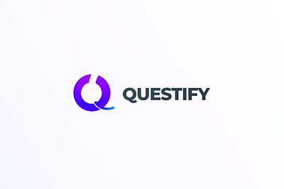 Questify - Logo For Your Visual Quest branding excitingjourney graphic design logo ui