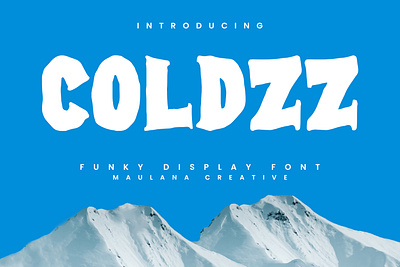 Coldzz Freeze Funky Display Font Vintage animation branding design font fonts graphic design illustration logo nostalgic ui