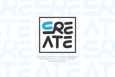 Create something everyday graphic design logo