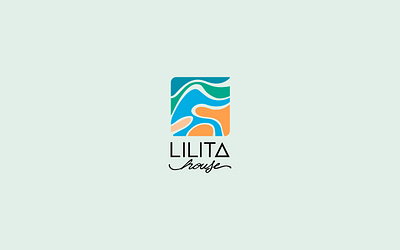 Lilita House beach brand branding color design house ibiza logo typo