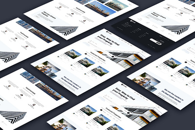 Real Estate Website figma land website minimal website modern website property website real estate real estate website ui ui design uiux user experience user interface ux ux design website website design white color website