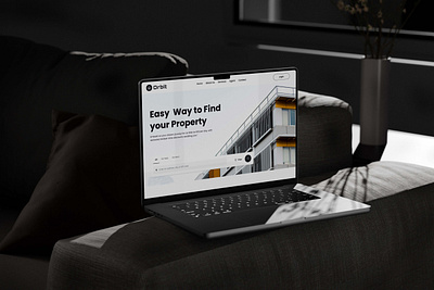 Real Estate Website figma land website minimal website modern website property website real estate real estate website ui ui design uiux user experience user interface ux ux design website website design white color website