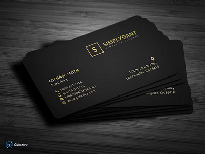 Luxurious Gold Business Cards clean cool corporate editable elegant individual line luxurious gold business cards office perfect pro professional simple business cards studio stylish