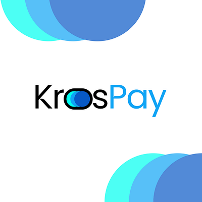 KrosPay Logo Design branding logo modern money transfer speed