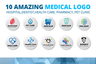 Medical Logo Designs branding dental logo doclogo graphic design hamiddesigns1 hospital hospital logo logo logo design medical logo