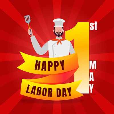 Happy Labor Day branding design graphic design illustration vector