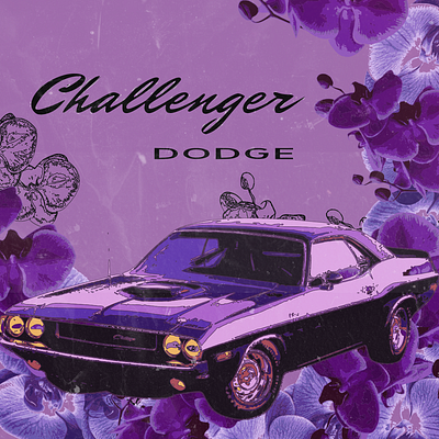 Dodge challenger art
