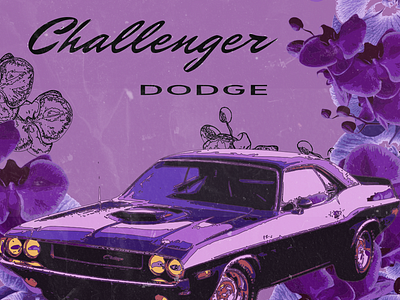 Dodge challenger art