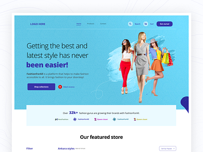 Shopping Website Homepage homepage shopping