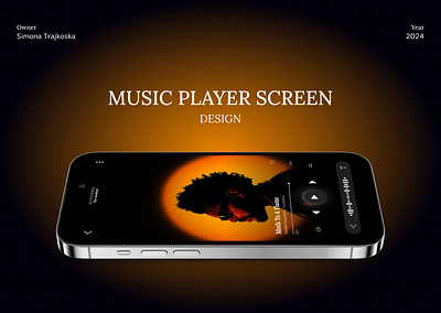 Music Player Screen Design app app design best solution cool design design easy navigation figma music music player screen design the weeknd ui ui ux ux design video