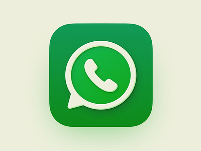 WhatsApp app icon app appicon design figma icon ui