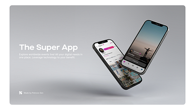The Super App ai ai assistant content graphic design instagram share content social media subscription super app ui user profile
