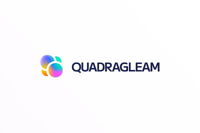 QuadraGleam - Radiant Circles of Brilliance Logo branding circlesglow graphic design logo paymnent