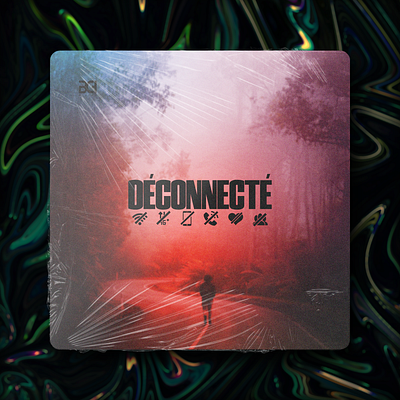 Déconnecté - Premade Cover Artwork album album cover branding cover creative design graphic design illustration logo ui