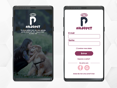 APP PARA UMA ONG DE ADOÇÃO ANIMAL app concept graphic design ui ux