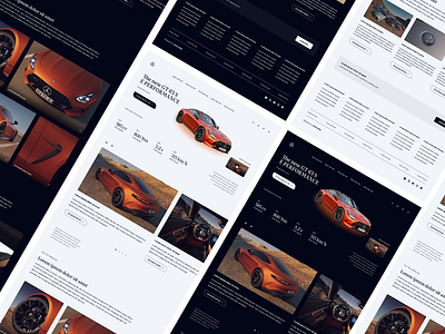 UI/UX - LP Design Study - The new GT 63 S E PERFORMANCE -Benz interface landing page ui ui design uiux ux website