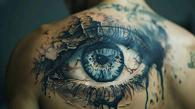 The eye that sees beyond - hyper-realistic eye tattoo design eye tattoo eye tattoo design hyper.realistic tattoo imagella