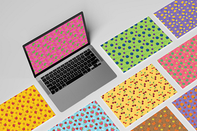 Fruit Cat Wallpapers branding character design design graphic design illustration logo logo design ui vector