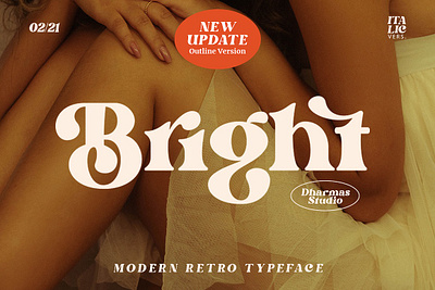 Bright - Modern Retro (New Update!) bold branding classic classy feminime font invitation logo luxury modern retro sans serif serif vintage wedding