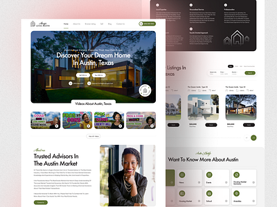 Angie Loves Austin - Real Estate Website architecture austin clean consultant housing minimalist modern property property buying real estate real estate agent real estate landing page real estate website trending ui uiux ux web design