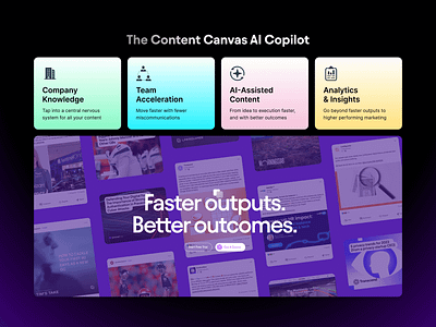 Content Canvas - Design (Elements) artificialintelligence branding contentcanvas figma ui
