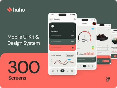 HaHo — Mobile UI Kit & Multibrand Design System app design auto layout components dark mode design design system figma light mode mobile app mobile ui kit multibrand tokens ui ui design ui kit ux ux design uxui variables visual design