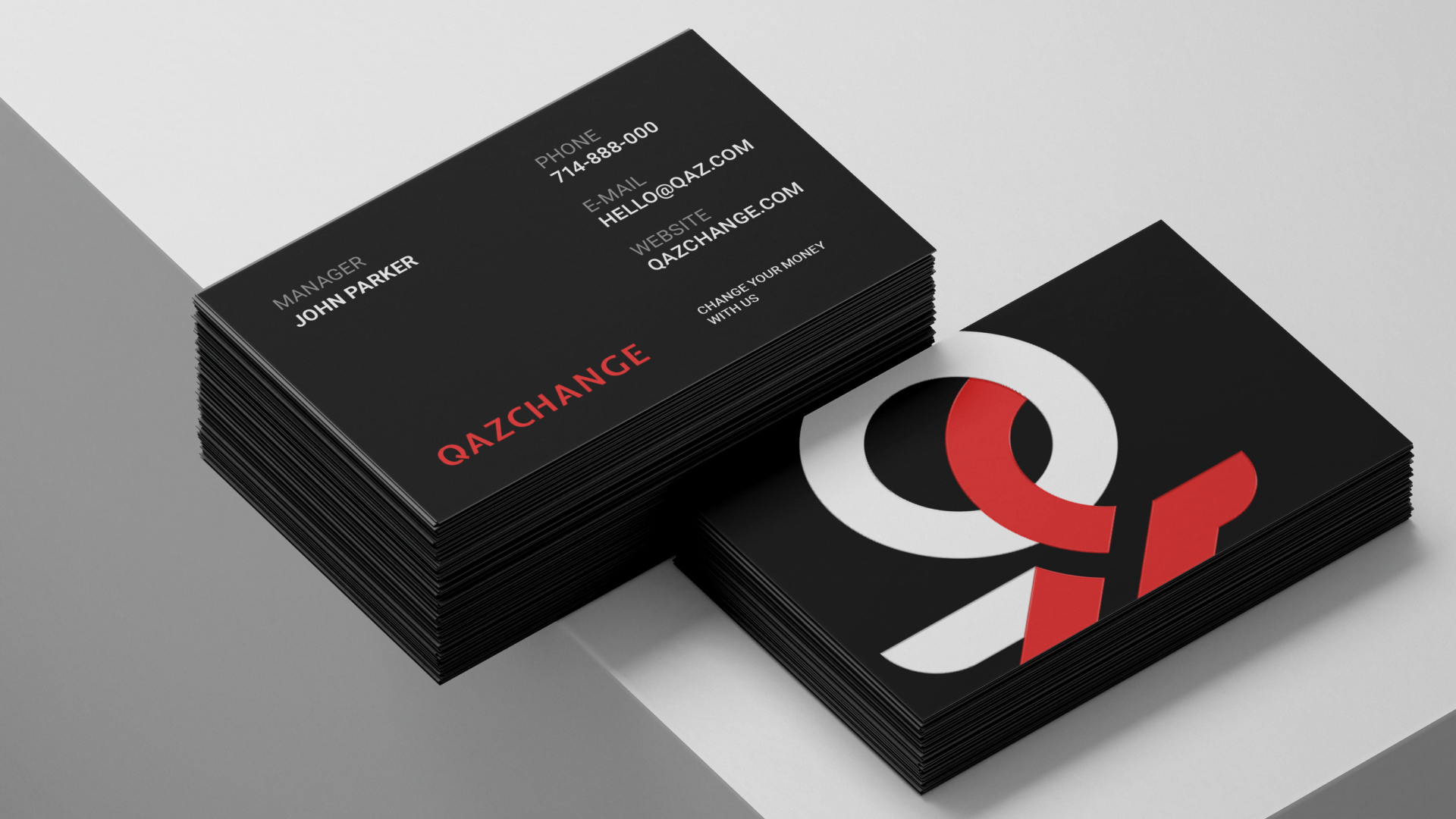 QazChange | Visual Identity brand designer brand identity branding crypto design graphic design graphic designer logo logo design logo designer visual identity