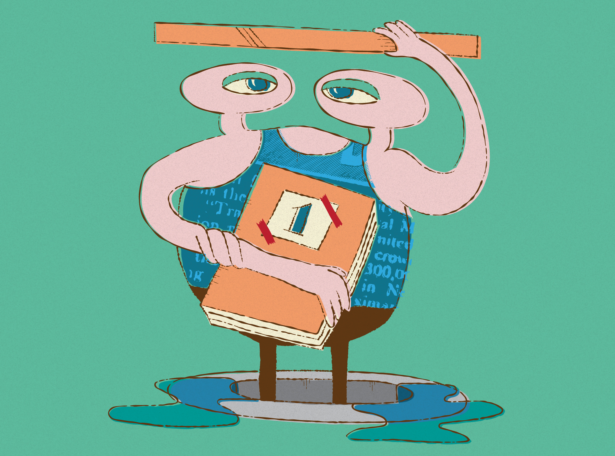 The Upper Hand Raises The Bar business design editorial idiom illustration mightymoss