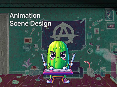 Pickle! 3d after after effects animation cartoon funny graphic design joke motion graphics pickle