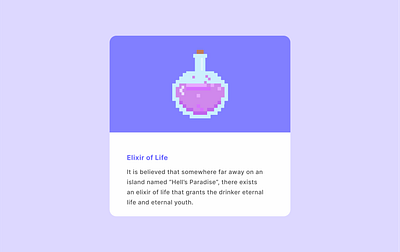 Pixel Card (Elixir of Life)