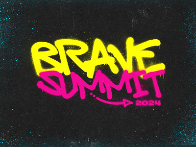 BRAVE Summit 2024 art direction brave brave summit event branding florida graphic design high school mental health mental health awareness uf health
