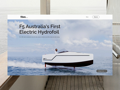 Fibre Boats animation boats design ev fibreboats fun hydrofoils lifestyle recreational sail sustainability ui ux web website