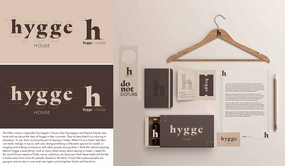 Hygge House brand branding graphic design hotel logo luxury