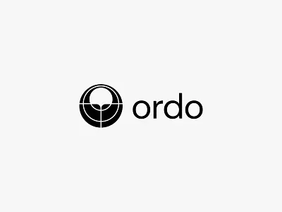 Ordo earth eco green icon leaf logo nature simple