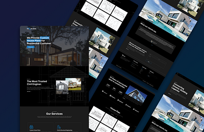 Fla Plans - Civil Engineer landing page landing page real estate responsive design ui design web app web design