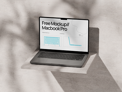 Free Macbook Pro M3 Mockup // 006 aesthetic mockup brand identity creative freebie macbook pro m3 mockup mockups