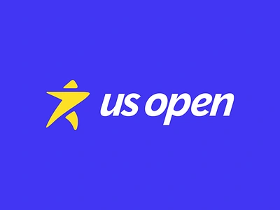 us open logo redesign badminton branding creative logo flat for sale illustration logo design logo redesign logos minimal modern logo print simple sports unused logo us open vector