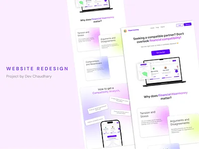 Website Redesign Concept - A case Study branding graphic design landing page logo ui