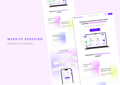 Website Redesign Concept - A case Study branding graphic design landing page logo ui