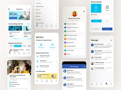 Doctor Appointment Booking App appointment booking app book appointment booking app doctor appointment booking app health app health tracking app healthcare healthcare app healthcare mobile app healthdata hostiptal app medical app mobile app moslimuddin patient app patient information product design product designer uddin uiux design