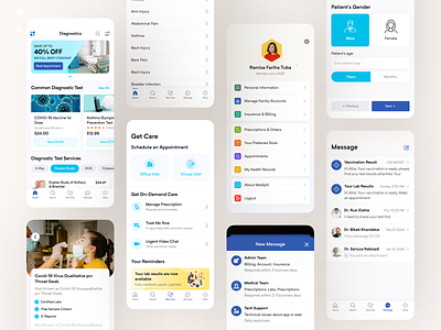 Doctor Appointment Booking App appointment booking app book appointment booking app doctor appointment booking app health app health tracking app healthcare healthcare app healthcare mobile app healthdata hostiptal app medical app mobile app moslimuddin patient app patient information product design product designer uddin uiux design